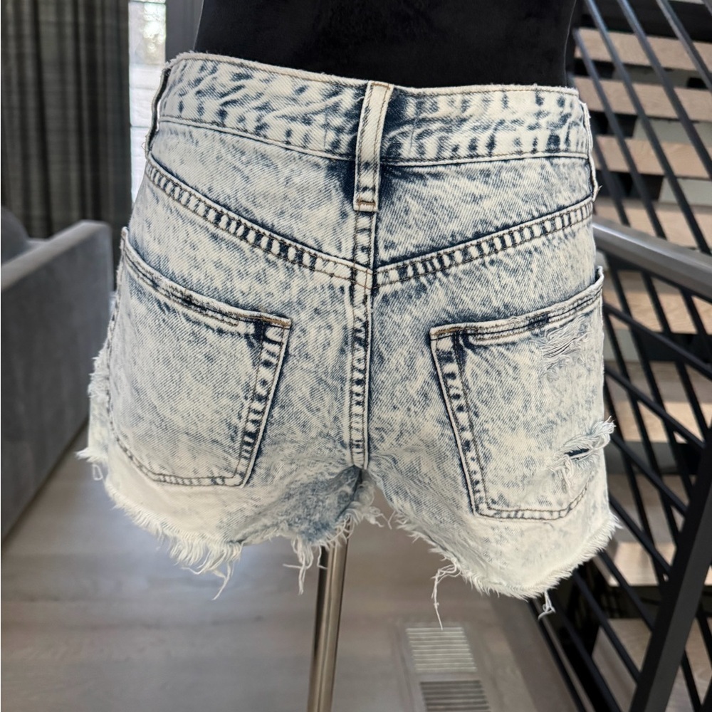 Distressed Denim Women Shorts size S - Picture 3 of 7